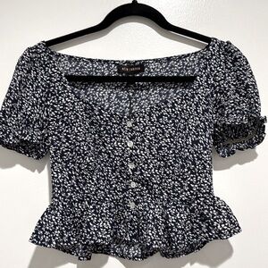 Nasty Gyal Sew You Button Down Blouse